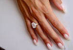 5.04 ct Oval Brilliant Diamond 14K Gold Ring