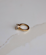 14K Gold Oval 2.02ct Diamond Pinky Ring #2