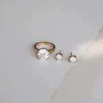5.03 ct Round Brilliant Diamond 14K Gold Ring