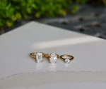 14K Gold .85 ct Round Diamond Pinky Ring