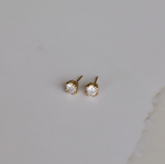 1.30 ct Round Diamond Brillant 14K Gold Earrings