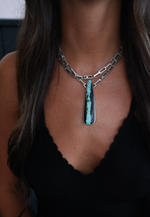 Blackjack Tripple Diamond Demi Chain Necklace