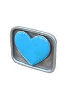 Big Heart Kingman Belt Buckle