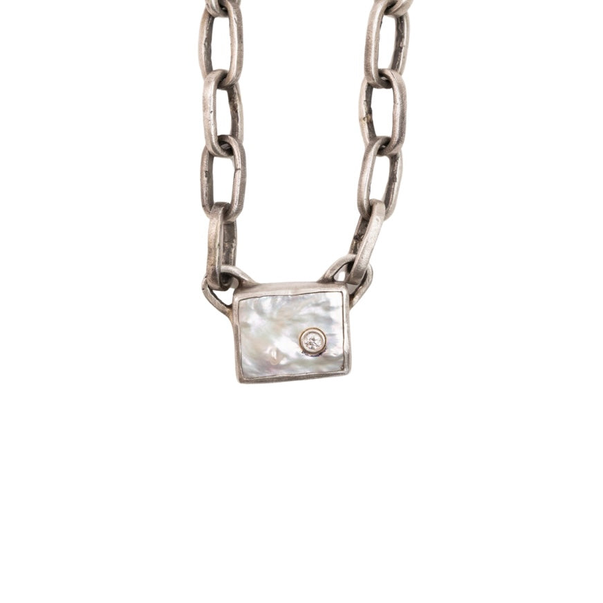 Baroque Sqaure Pearl Necklace