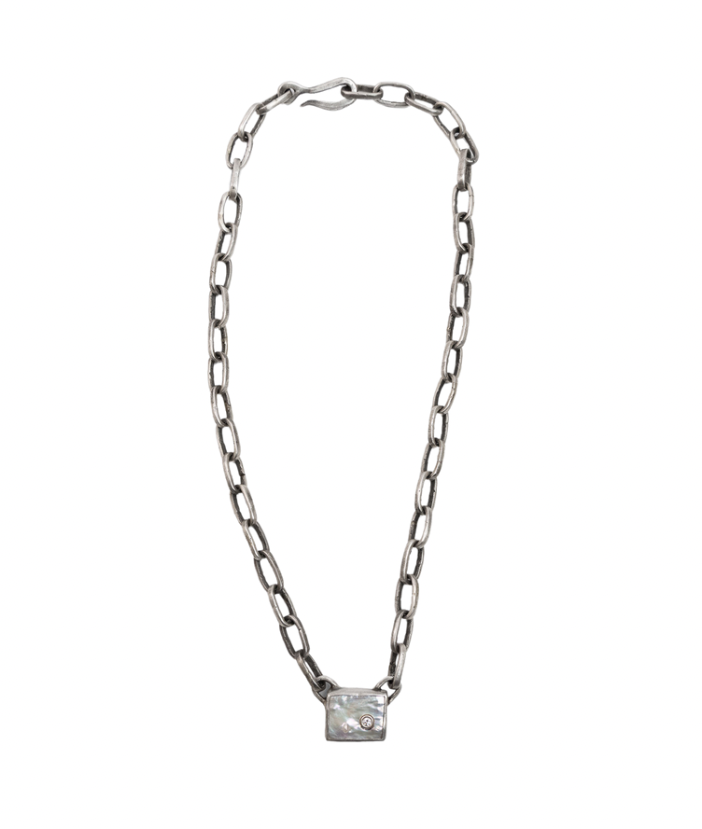 Baroque Sqaure Pearl Necklace