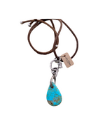 The Monarch Turq Slab Necklace