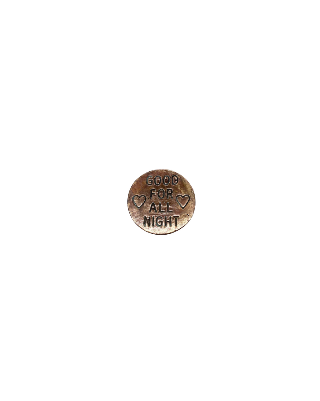 Vintage Brothel Coin Hat Band Token
