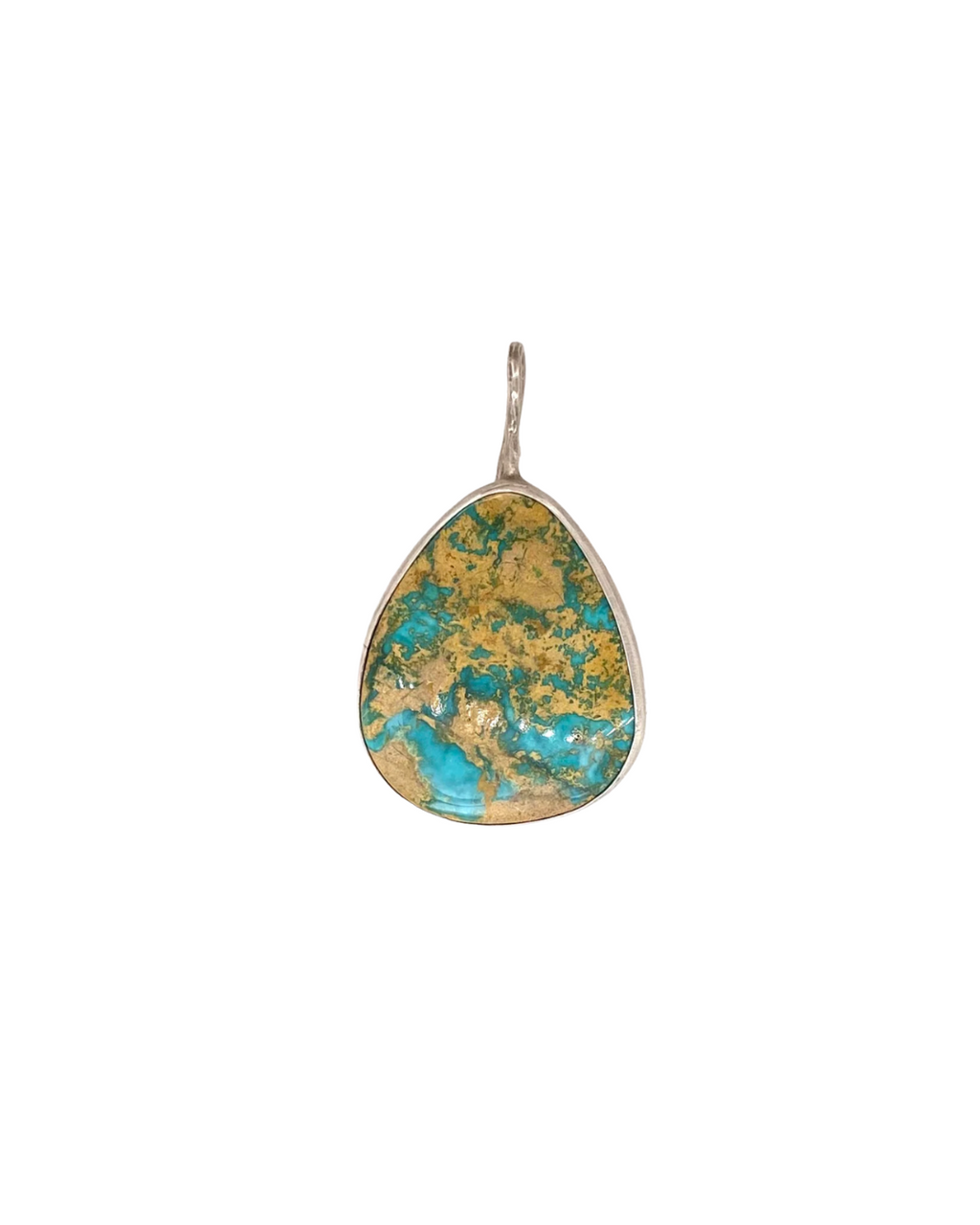 Small Water Royston Turquoise Pendant