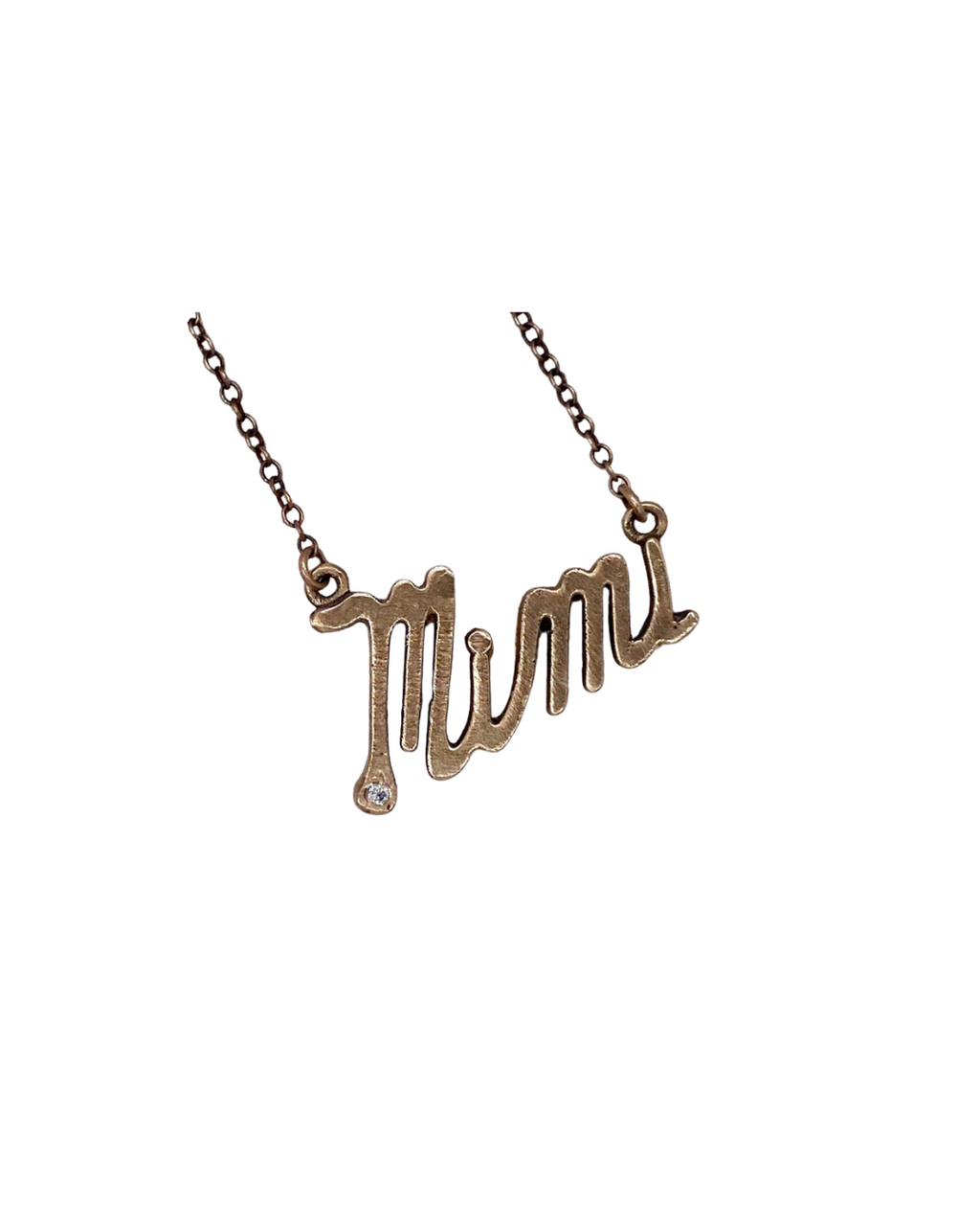 Bronze Name It Necklace