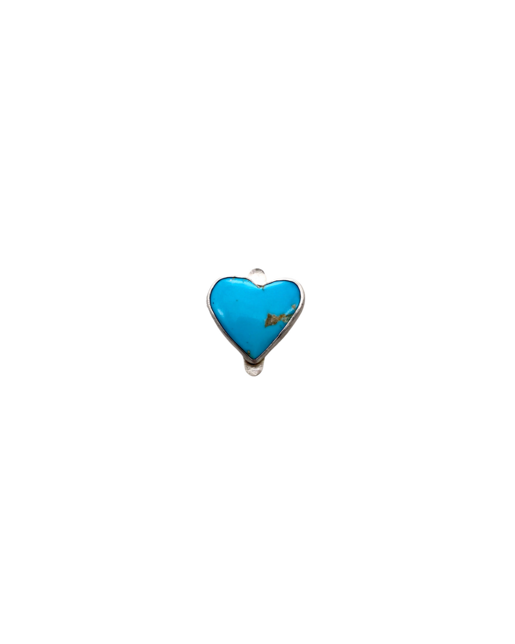 Turquoise Heart Band Slide