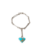 Kingman Melissa Heart Necklace