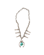 20 ct Royston Alee Silver Squash Blossom Necklace