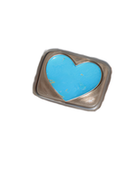 Big Heart Kingman Belt Buckle