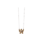 Flower Power Diamond Dainty Necklace