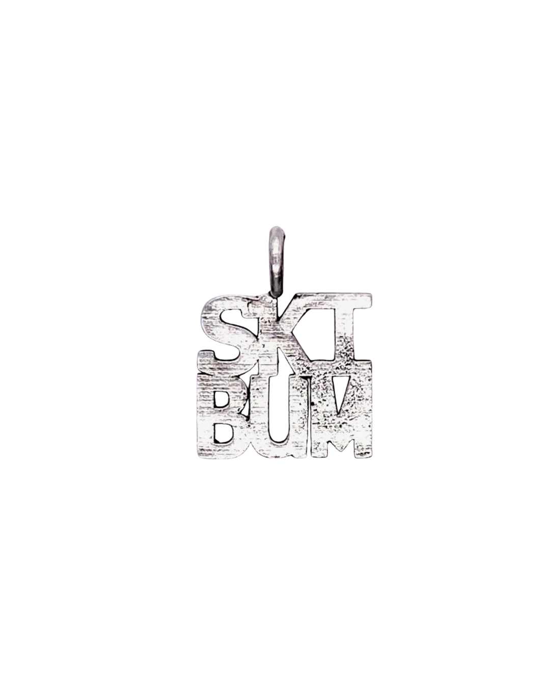 born to be a "Ski Bum" charm