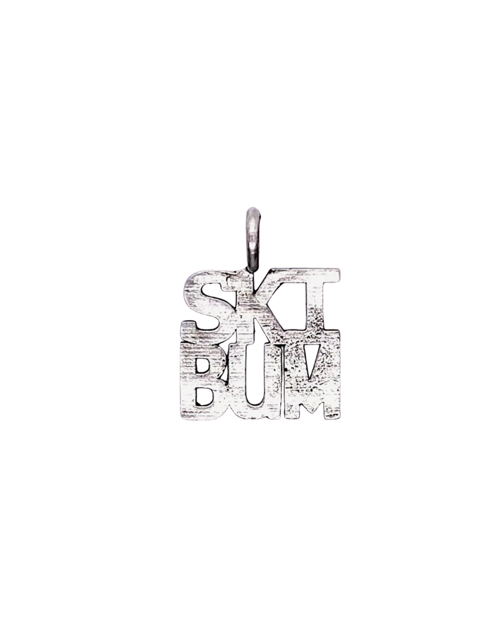 born to be a "Ski Bum" charm
