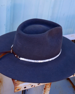 Square Mother of Pearl Hat Band