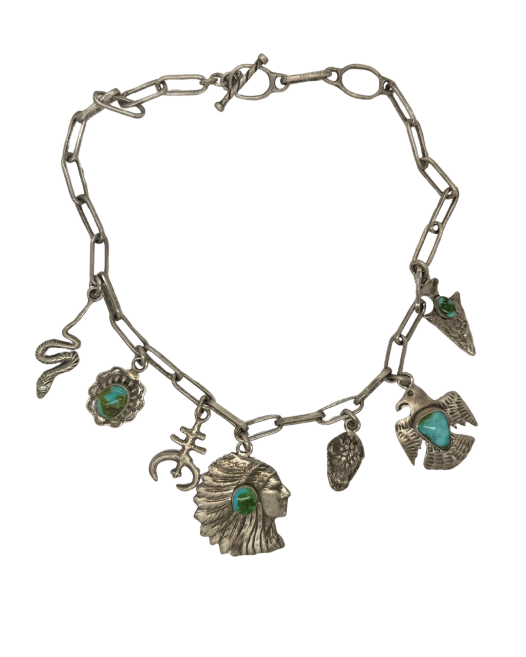 Turquoise Native Charm Necklace
