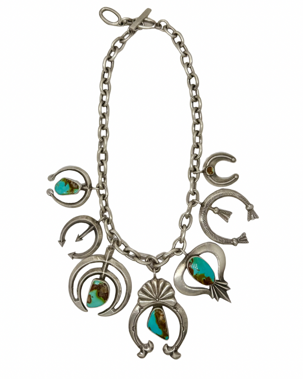 Multi Turquoise Naja Alyssa Chain Necklace