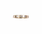 Twelve Diamond Gold Love Ring