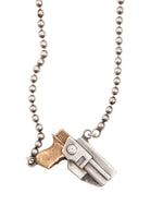 Glock + Holster Diamond or Turquoise Necklace