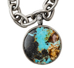 60 Carat Blue Moon Turquoise Diamond Alyssa Necklace