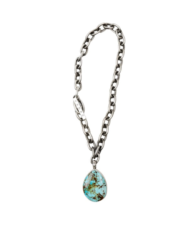 80 Carat Blackjack Diamond Turquoise Alyssa Necklace