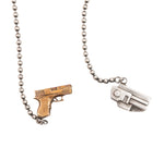 Glock + Holster Diamond or Turquoise Necklace
