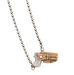 Glock + Holster Diamond or Turquoise Necklace