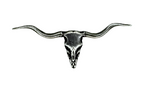 Longhorn Skull Hat Pin