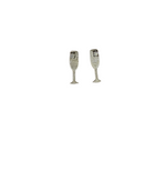 Champagne Glass Stud