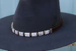 Square Diamond Baroque Pearl Hat Band
