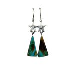 Turquoise Diamond Star Earrings