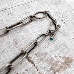 Blue Eyes Blind Concho Necklace