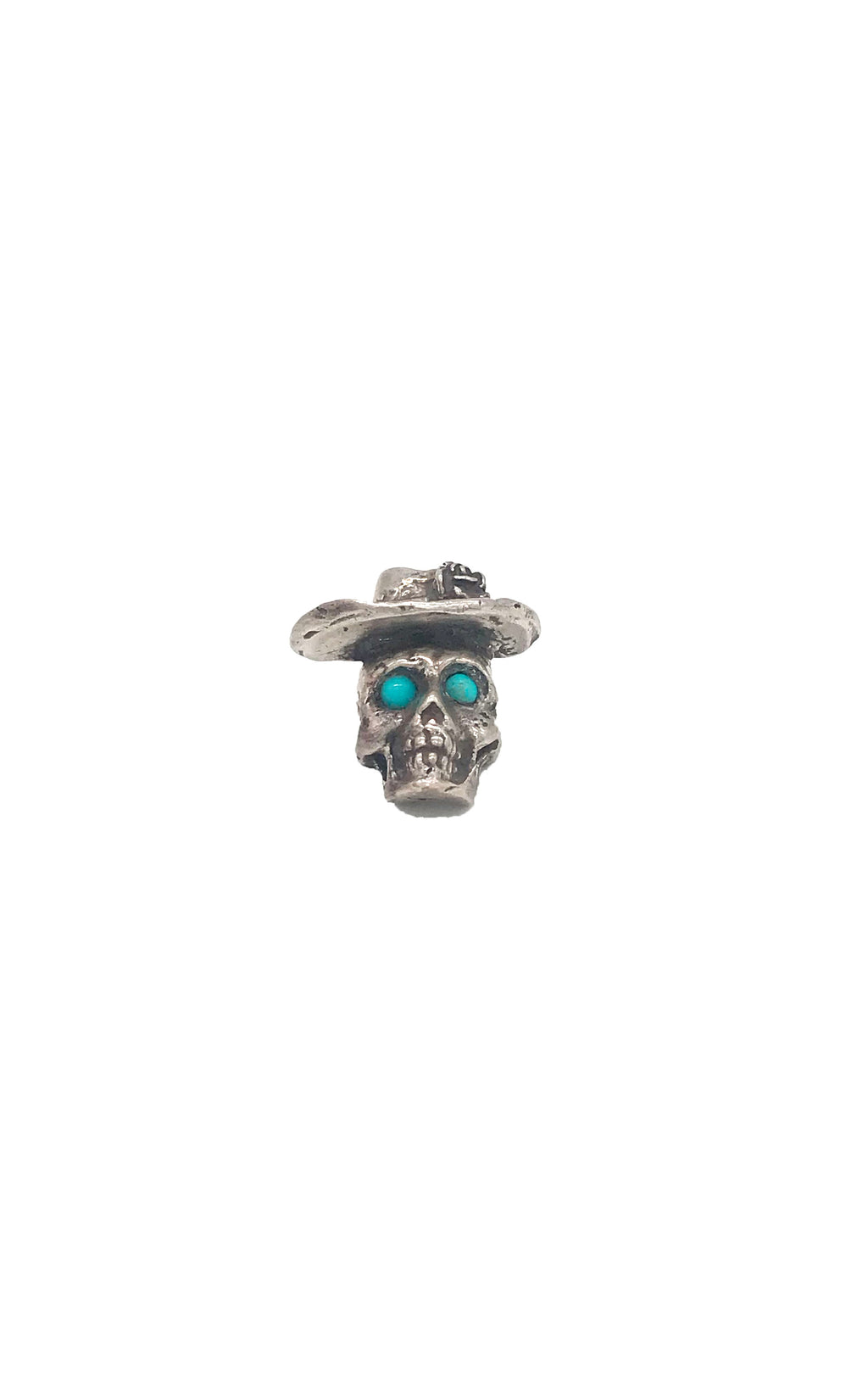 Turquoise Day of the Dead Hat Pin