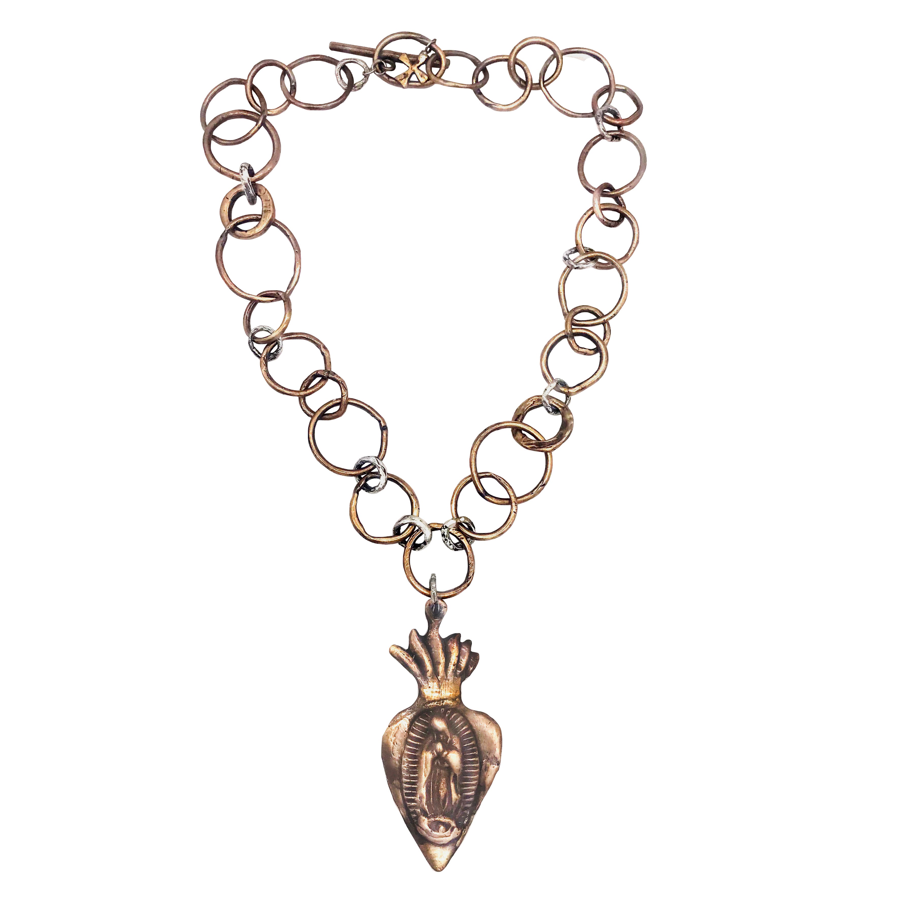 Bronze Guadalupe Necklace