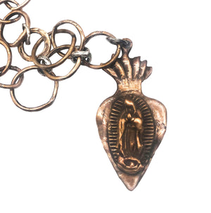 Bronze Guadalupe Necklace