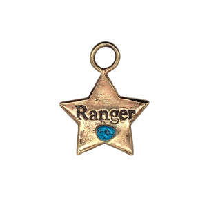 Turquoise Star Dog Tag