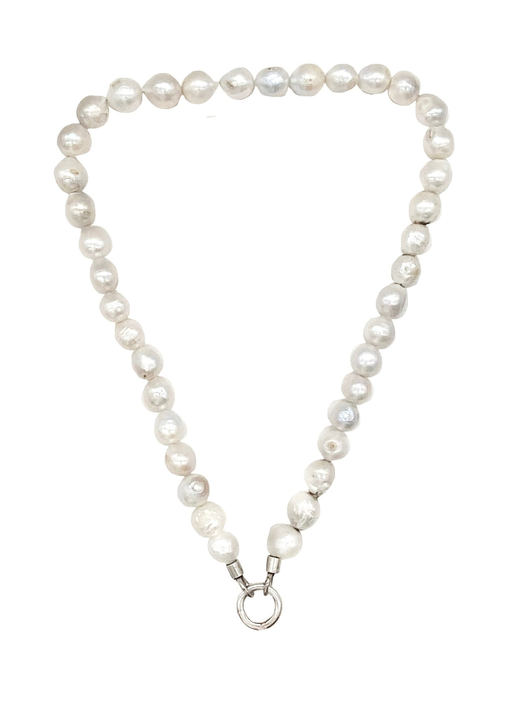 Baroque Pearl Charm Necklace
