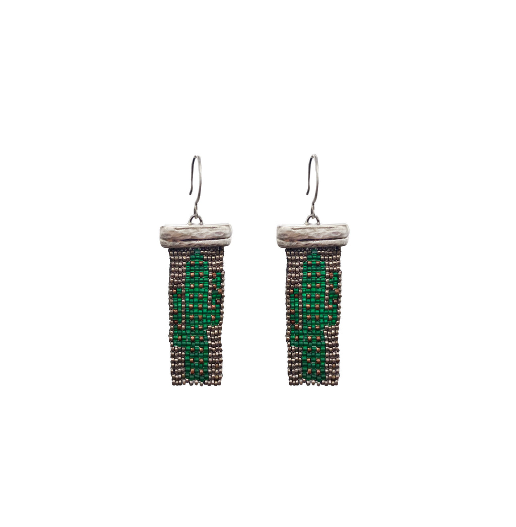 Loomed Cactus Earrings