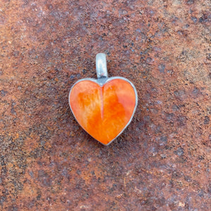 Spiny Oyster Heart Charm
