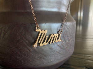 Bronze Name It Necklace
