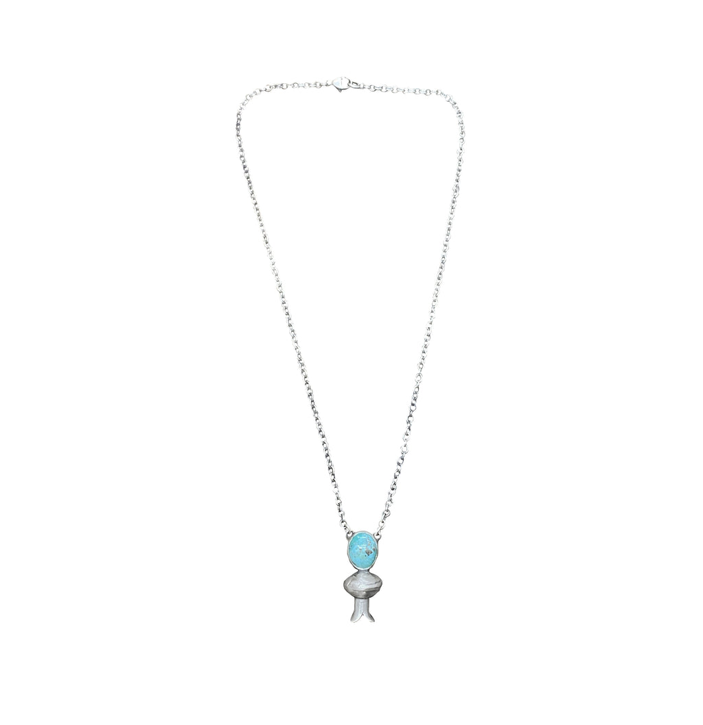 Turquoise Blossom Necklace