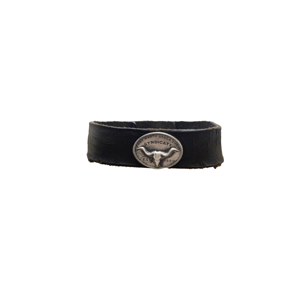 Fort Worth Stock Show Syndicate Leather Bracelet