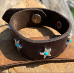 Leather Star Bracelet