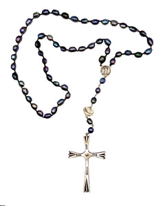LTJ Classic Rosary - Peacock Pearl