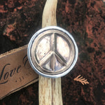 Mixed Metal Keep the Peace Ring