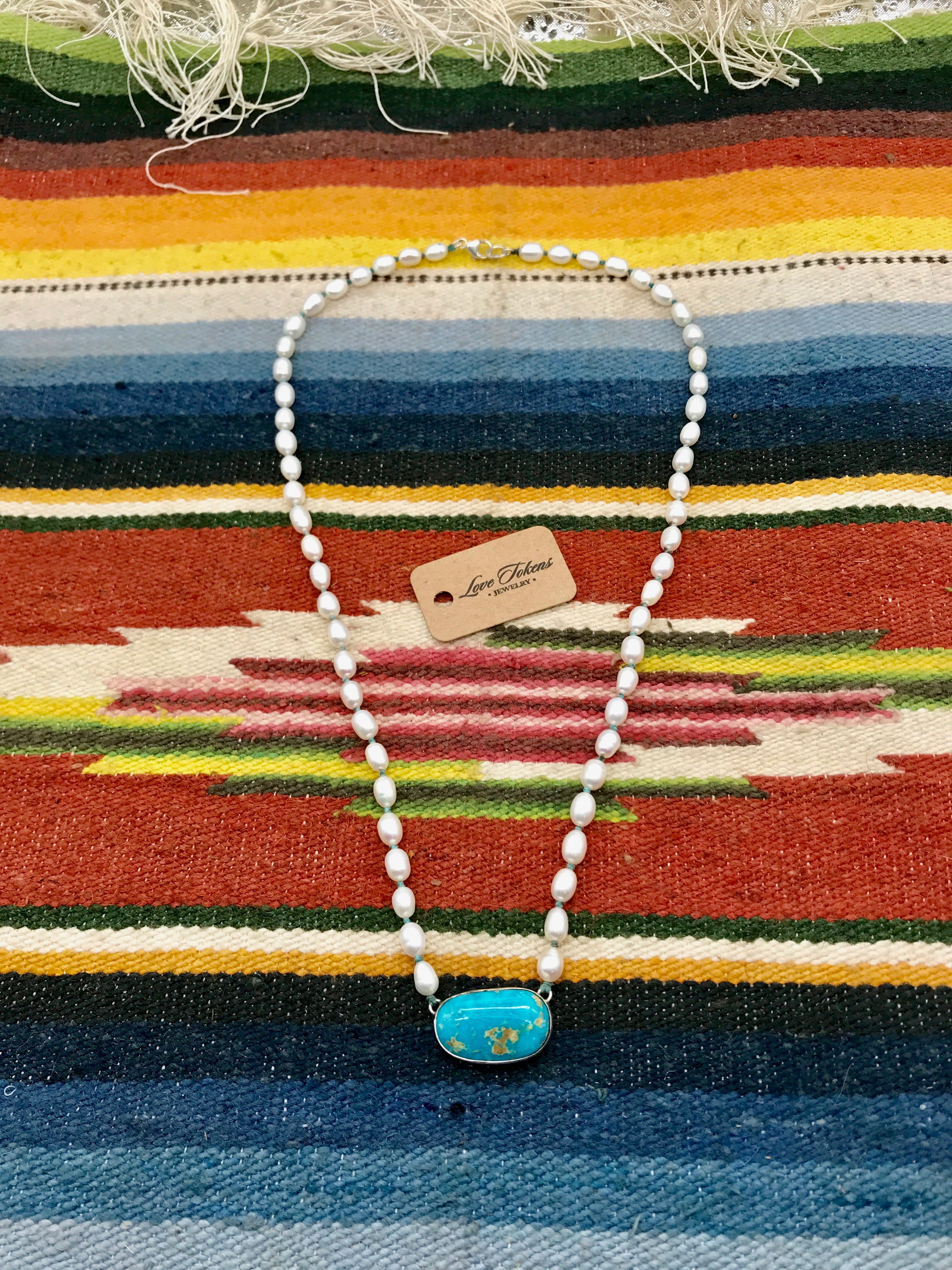 Pearl and Turquoise Necklace - LTJ Exclusive