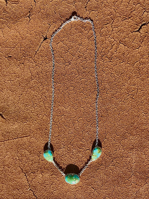 LTJ Triple Turquoise Necklace