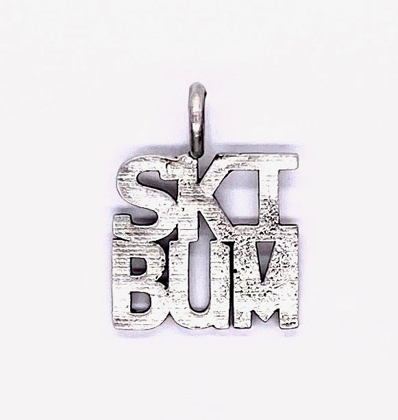 born to be a "Ski Bum" charm